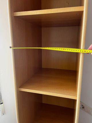 Estantería alta color roble claro o pino