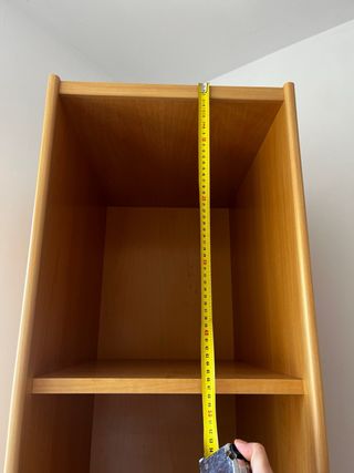 Estantería alta color roble claro o pino