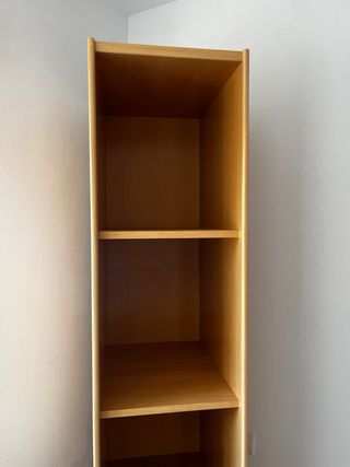 Estantería alta color roble claro o pino