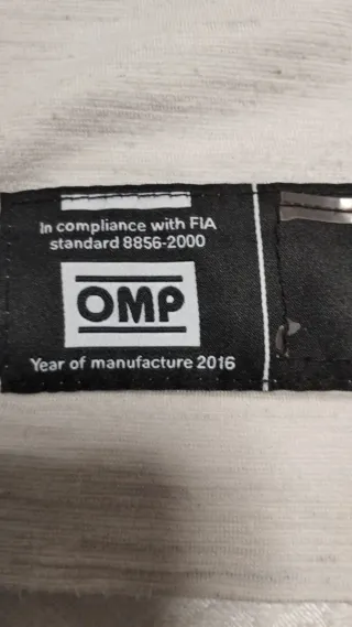 Ropa de Rally OMP Beige/Gris