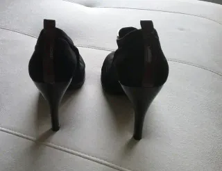 Botines negros de tacón de Calvin Klein