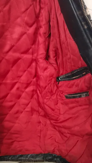 Cazadora Motera Retro Negra