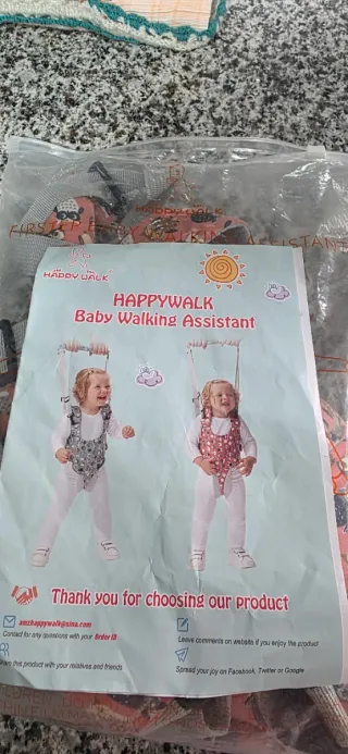 Andador para bebé con estampado de búhos