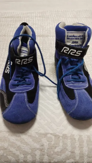 Botas Rally RRS Azul/Negrocon homologación fia