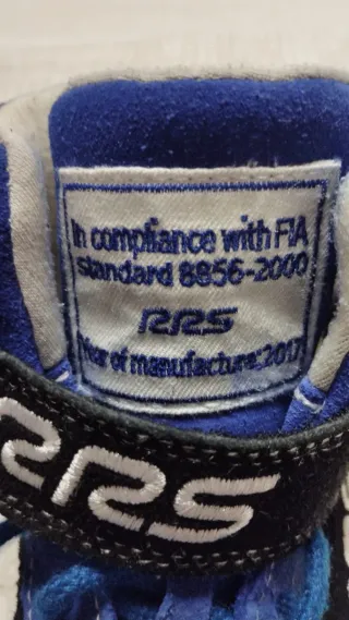 Botas Rally RRS Azul/Negrocon homologación fia