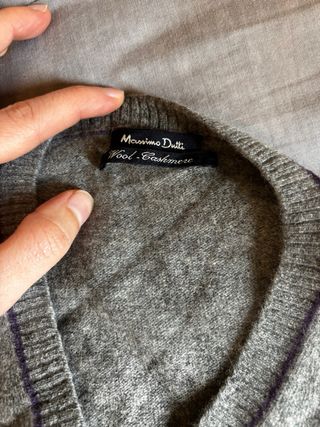 Chaleco Massimo Dutti Hombre Gris