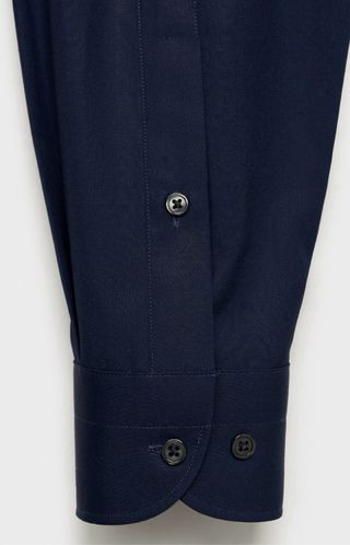 Mango - Camisa traje slim fit algodón popelín.