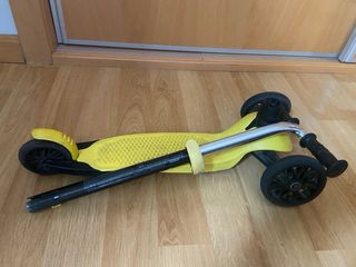 Patinete infantil 3 ruedas amarillo