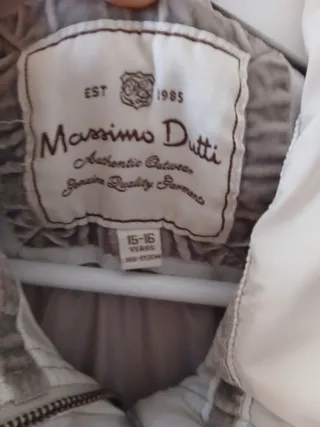 Chaleco Massimo Dutti plumífero Talla L