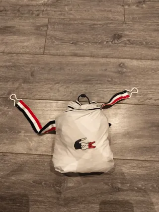 Chubasquero Lacoste Blanco Talla L