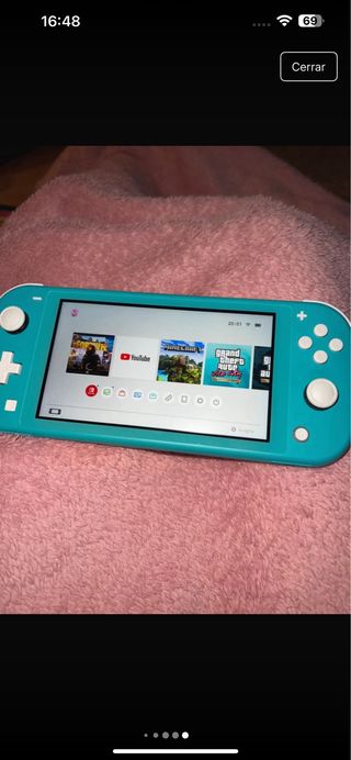 Nintendo Switch Lite Azul con funda