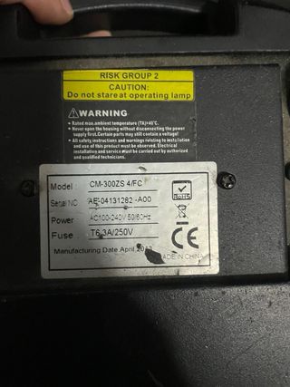 Foco Wash CM300ZS 4/FC x5 Unidades