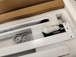 Mesa Escritorio Eléctrico 160cm SONGMICS LSD026W02