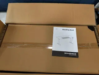 Mesa Escritorio Eléctrico 160cm SONGMICS LSD026W02