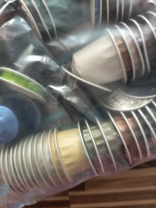 Cápsulas de café limpias