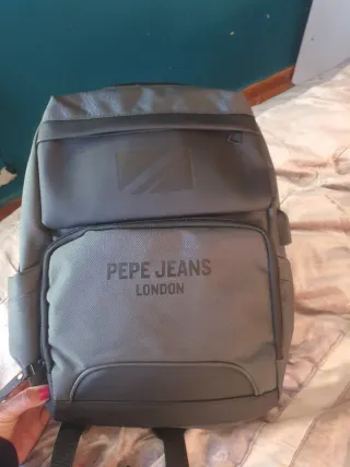 Mochila Pepe Jeans Gris solo por hpy 20 la subire