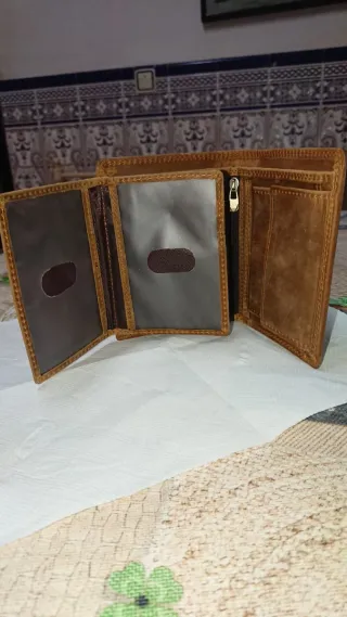 billetera cartera de cuero