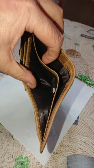 billetera cartera de cuero