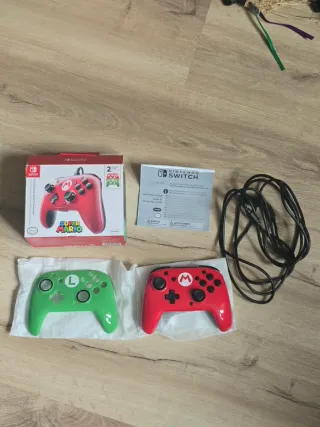 Mando Pro Deluxe Mario y Luigi Switch 1 y 2