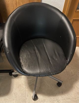 Lote 2 Sillas Oficina Negras