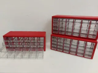 Cajonera Plástico Apilable Roja