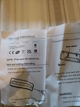 Luces de emergencia LED