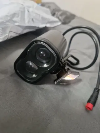 Luz delantera bicicleta doble LED