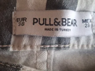 Pantalón Talla M Rayas. Medidas en descripción