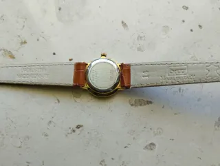 Orologio Perseo Oro Cinturino Pelle Marrone