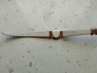 Orologio Perseo Oro Cinturino Pelle Marrone