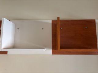 Escritorio y estanterías de diseño