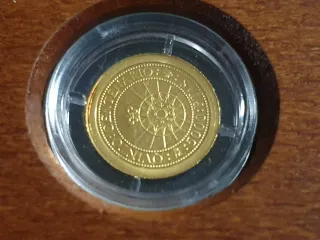Moneda 5000 Pesetas Oro fino 1,68gramos año 1989 F