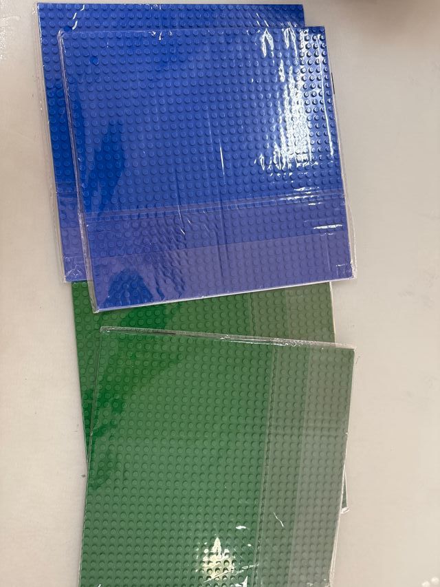 4Placas Base LEGO Construcción