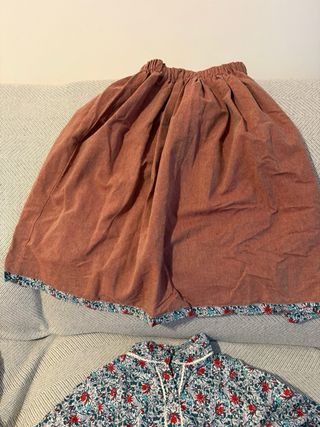 Traje regional niña 7 años completo