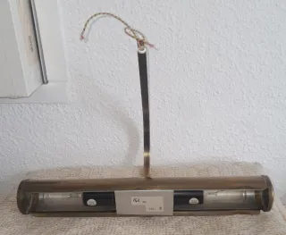 Aplique vintage latón o bronce Lámpara para cuadro