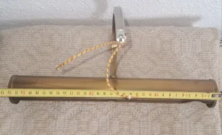 Aplique vintage latón o bronce Lámpara para cuadro