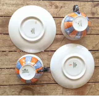 Tazze da tè porcellana 1920 set 2