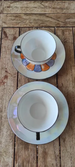 Tazze da tè porcellana 1920 set 2