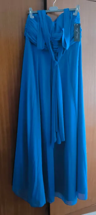 Vestido madrina azul