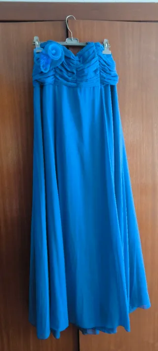 Vestido madrina azul