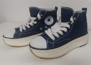 Zapatillas Plataforma Azul Talla 38