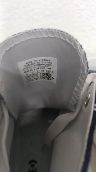 Zapatillas Plataforma Azul Talla 38