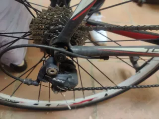 Bicicleta de carretera Giant TCR Negra/Roja