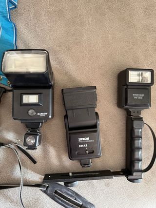 Lote Cámaras Fotos Vintage Tamron Zenit y canon