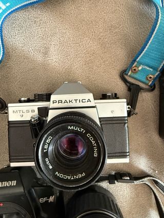 Lote Cámaras Fotos Vintage Tamron Zenit y canon