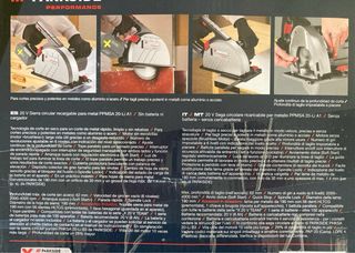 Parkside 20V Sierra Circular Metal (Sin Batería)