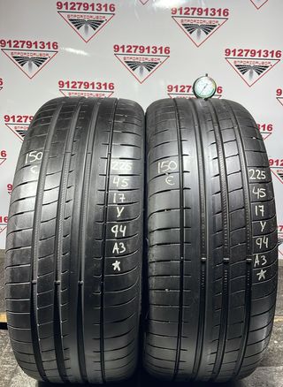 225 45 17 Y GOODYEAR RUEDA AL 90% VIDA UTIL