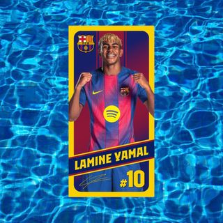 Toalla Lamine Yamal Barça #10 70x140