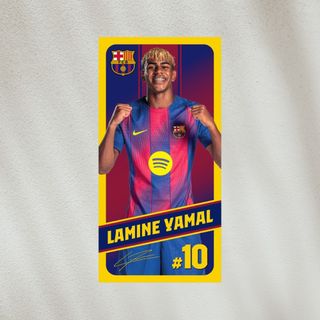 Toalla Lamine Yamal Barça #10 70x140