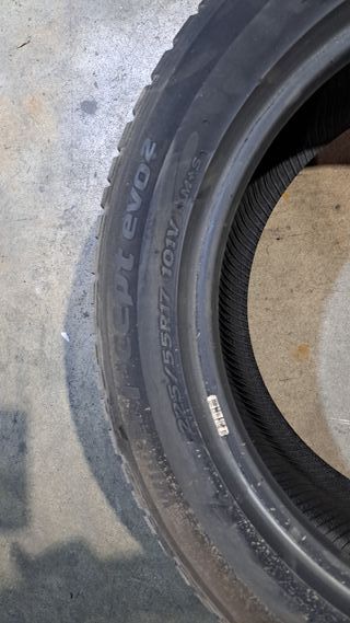 4 neumáticos de invierno en buen estado